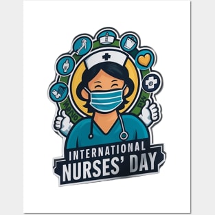 INTERNATIONAL NURSES' DAY Posters and Art